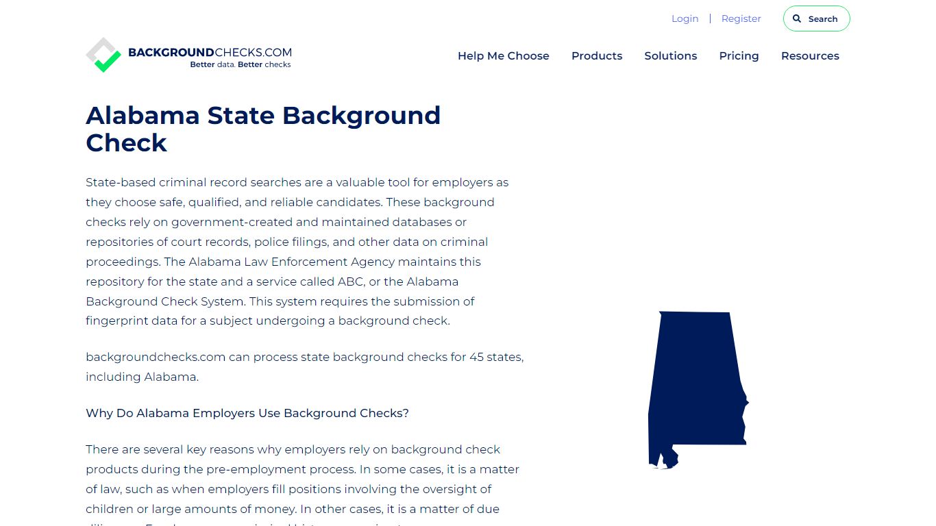 Alabama State Background Check